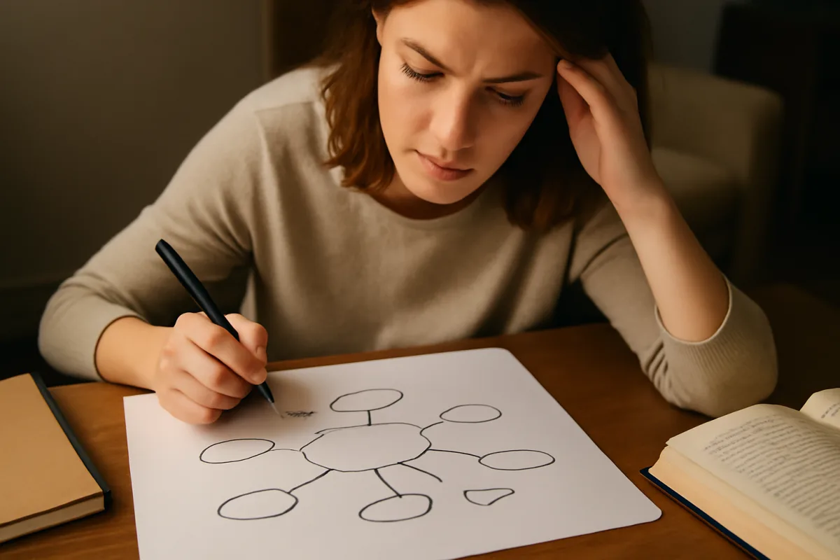 Perché utilizzare mappe mentali nella progettazione narrativa? Un esercizio che chiarisce subito le idee
