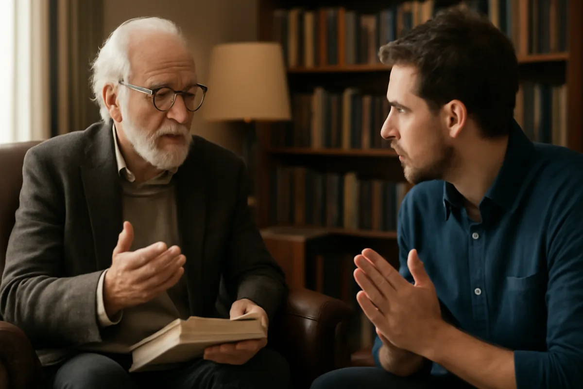 Che tono usare quando si dialoga con un grande scrittore? L’elemento che costruisce rispetto reciproco